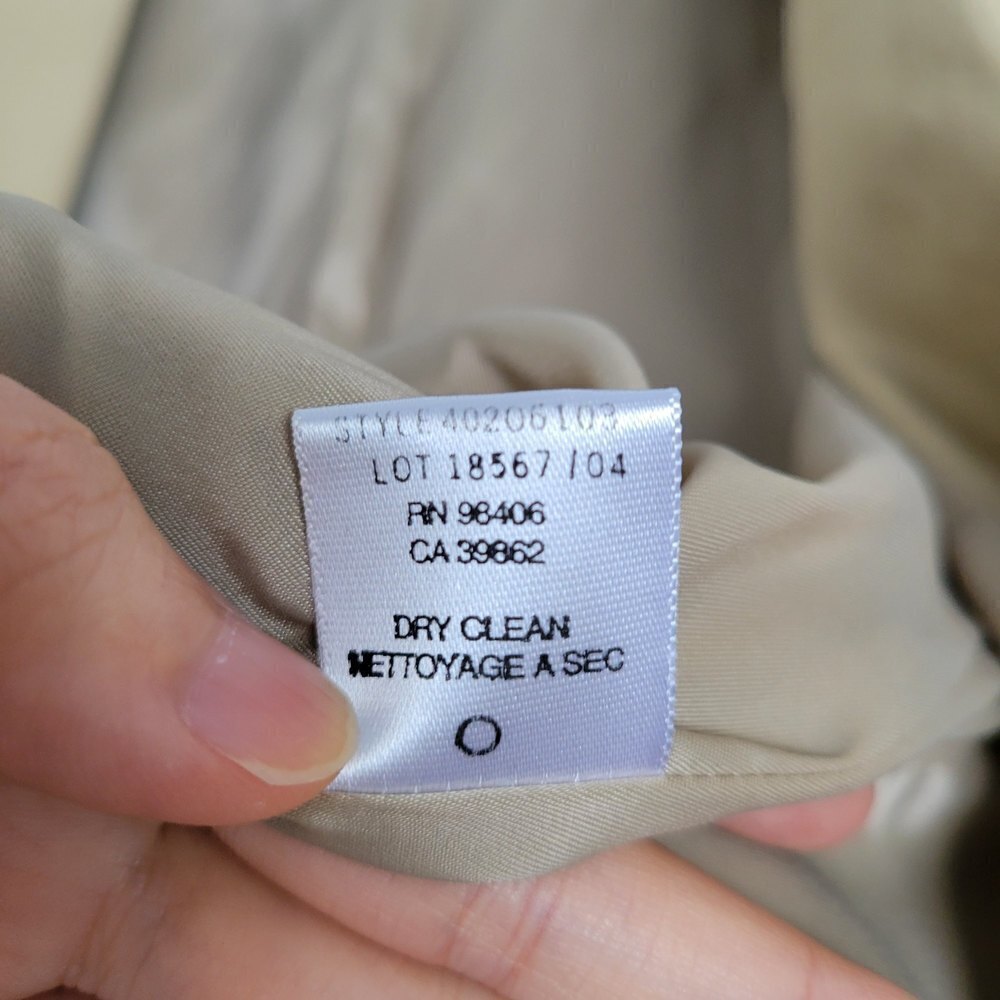 Theory Tan Cream Single Button Front Long Sleeve … - image 15